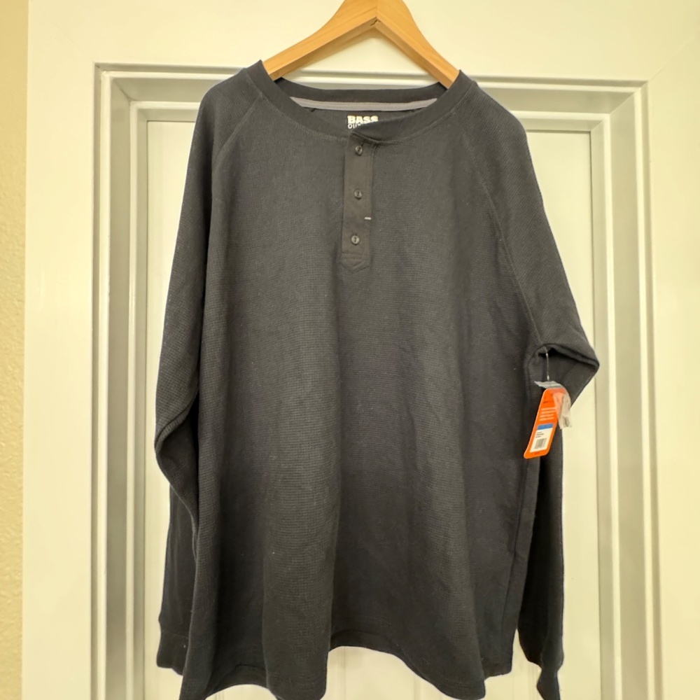 Nordstrom Bass Outdoor Sweater Waffle Thermal Performance Active Men's